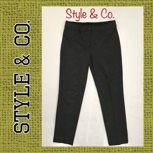 Style & Co. Black/Grey Pants